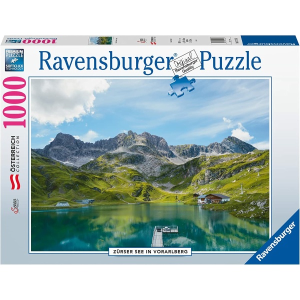 Puzzle 1000 pièces - Ravensburger - Zurser see in Voralberg