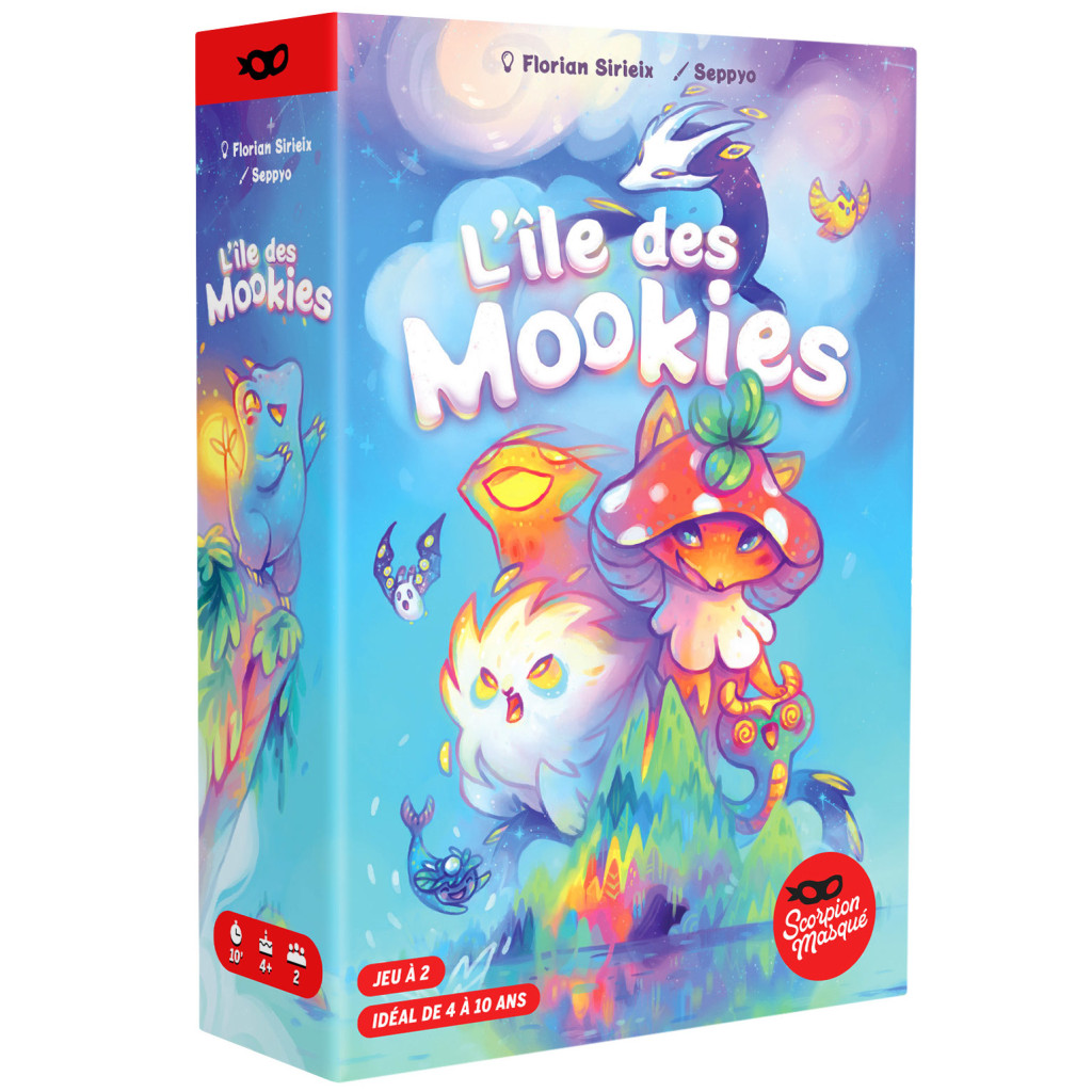 Boite de jeu pour L'Ile des Mookies